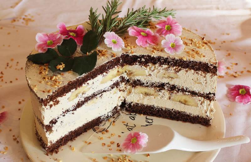 Banana Torta s Karamel